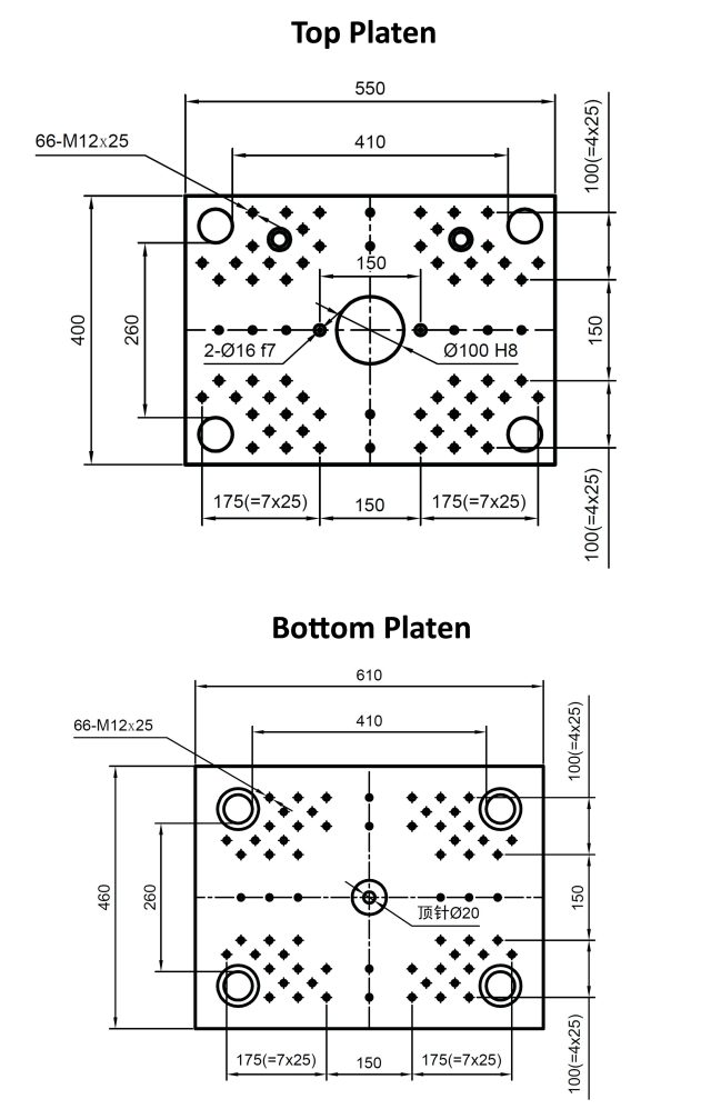 V400-Platen